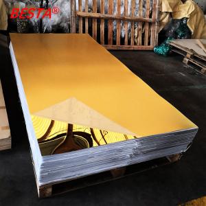 China 4x6ft 4x8ft Mirror Acrylic Sheets For Advertisement Decoration 1mm factory