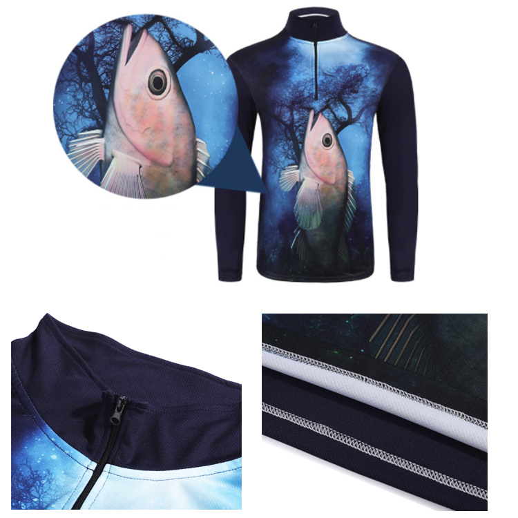 Fashionable Make Your Own Fishing Jersey , Fishing Tournament Jerseys Anti Pilling