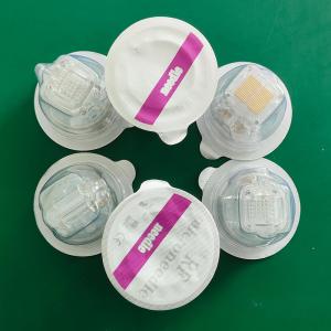 China Direct factory for 10pins-25pins-64pins Gold Plated Insulated Rf Fractional Microneedling Cartridges Micro Needle Tips factory