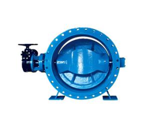 China DN700 Double Eccentric Double Flange Butterfly Valve factory