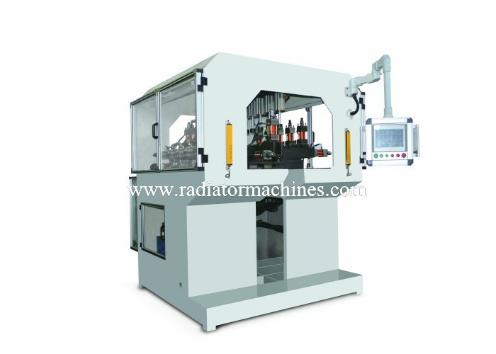 Manual Type Radiator Plastic Tank Crimping / Clinching Machine Pneumatic Force