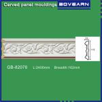 Polyurethane carving wall Mouldings/ Chair rails/ white primed color customized