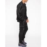 Polyester Reflective Piping Men Sportswear Tracksuits Custom Logo