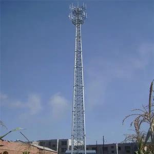 China 20m Hot Dipped Galvanized Steel Cellular Antenna Tower Easy Installing factory