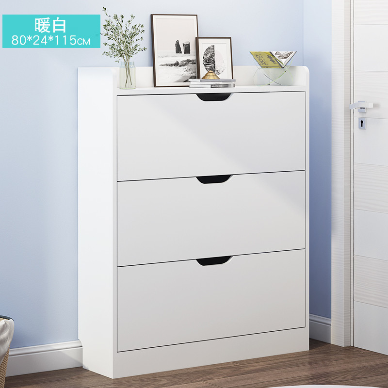 Rustproof 50cm Width Contemporary Shoe Storage Cabinet For Entryway