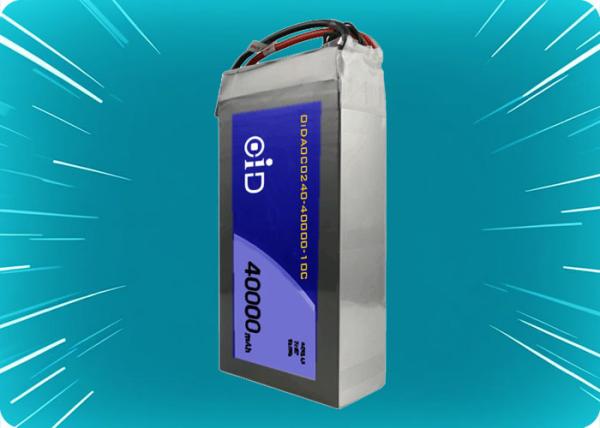 300 Cycles Drone Battery Customized 22.2V 40000 mAh Battery 60A Continuous