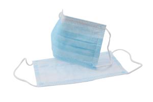 China Medical Safety 3 Ply Non Woven Face Mask Anti Virus Fiberglass Free Function factory