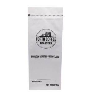 China Custom Printed Coffee Packing Bags Disposable Aluminum Foil Line White Kraft Paper Food factory