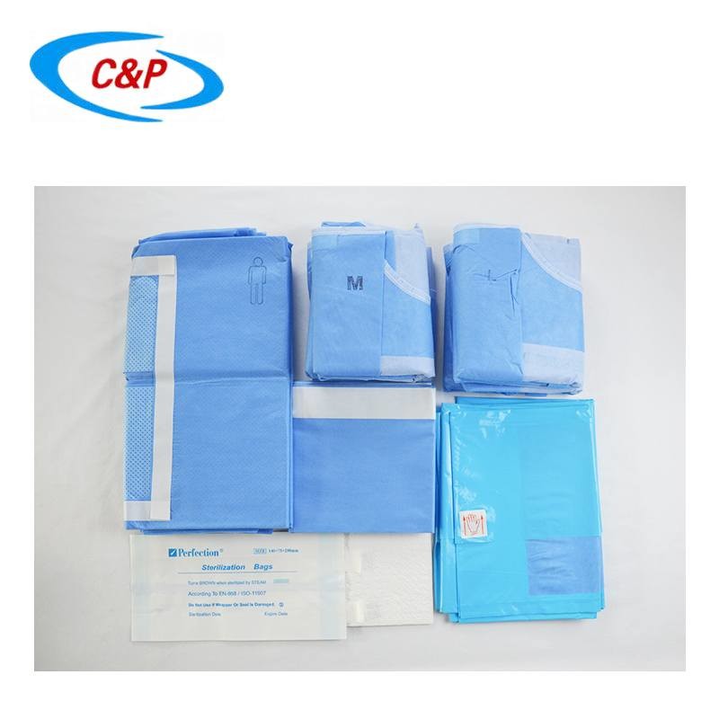 Hospital And Clinic Application Sterile Laparotomy Surgical Pack With CE ISO13485