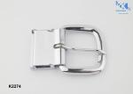 Screw Type Metal Strap Buckles , Professional Leather Belt Pin Buckle