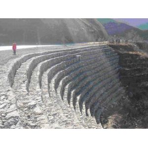 Impact Resistance And Permeability Control Hillside Retaining Wall 80x100mm