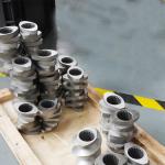 Twin screws barrel extruder screw design plastic pellets making machine parts