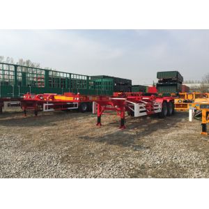 Skeleton Container transport Semi Trailer Truck Tractor Trailer