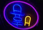Circle Logo 12VDC 150cm Custom Led Neon Signs Picture Can CE