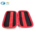 Health Essentials Oil Carrying EVA Tool Case Black With Red Interior , Custom