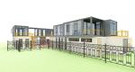 Galvanized Steel Square Tubes Main Structure for Custom Hotel Container House