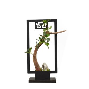 China Potted Plant 80cm Height Artificial Landscape Trees For Home Office Table Decor factory