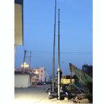 9m lockable pneumatic mast 15kg payloads