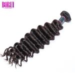 Deep Wave Indian Human Hair Extensions Cuticle Aligned With Lace Extension