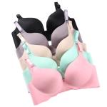 Antibacterial 38B 38C Sexy Women Bras Seamless Wireless Bra Push Up