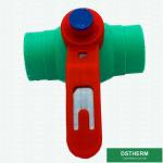 Metal Handle Plastic PPR Brass Ball Valve Socket Fusion / Electrofusion