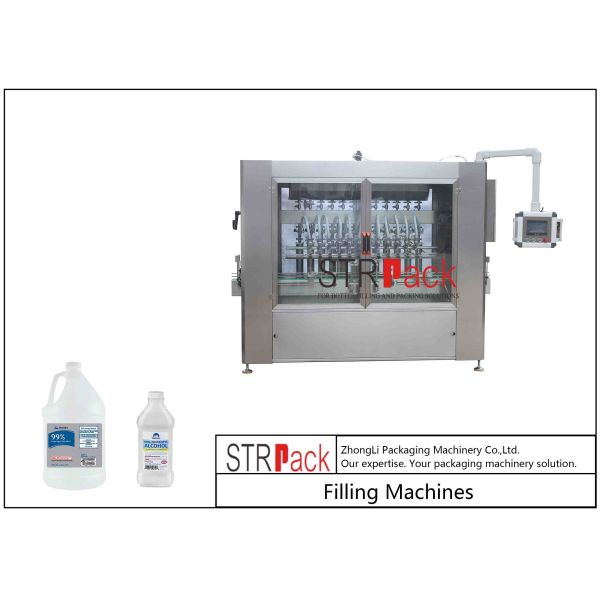 China Automatic Liquid Bottling Filler For Alcohol Energy Drink Orange Fruit Juice factory