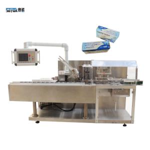 China Fully Automatic Glove Packing Machine For 100 PCs Box Carton 50Hz 60Hz Frequency factory