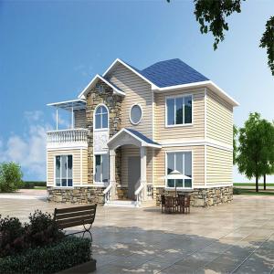 China Customized Light Steel Villa Quick Assemble Modern Eco Friendly Prefabricated Homes factory