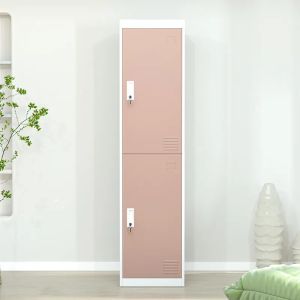 China 2 Doors Metal Locker Cabinet Vertical Standing With Hanger on sale