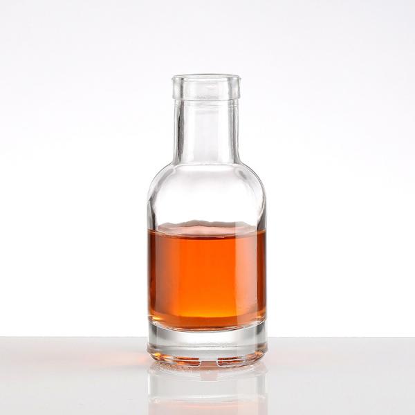 Transparent 250ml 8oz Glass Water Bottle for Juice Milk Liquor Swing Top