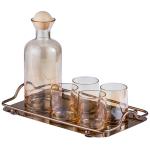 Silicone Cap 1200ml Household Borosilicate Glass Tea Kettle