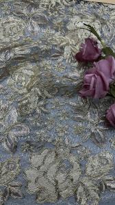 China Durable And Elegant Embroidery Lace Fabric For Fashion Show factory