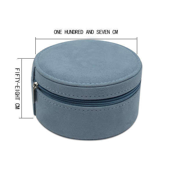 Red Glass Lid 8*8*5cm Jewelry Storage Box With Handle