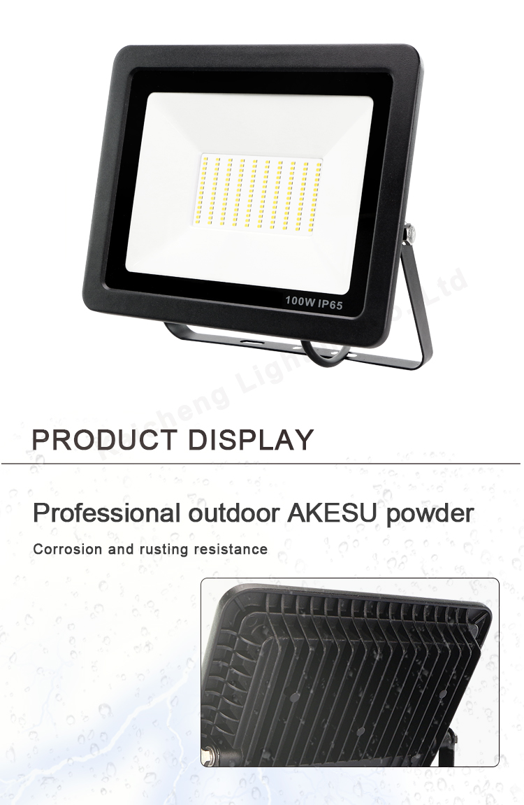 Ultra Thin Mini IP65 200w LED Flood Light warm white Wide range exposure