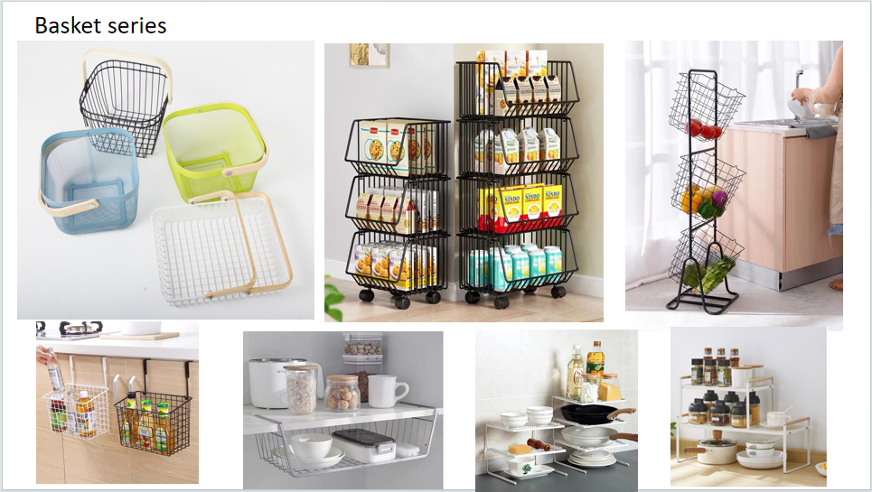 Wooden Layered Storage Shelf for Desktop Organization in Home or Office Space