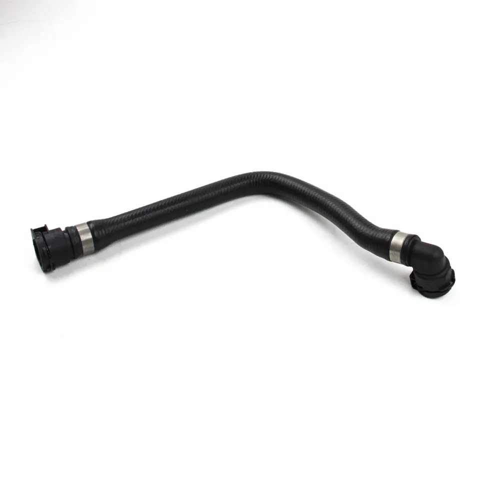Black Auto Cooling Coolant Hose Water Return Hose Pipes for BMW 7 Series OE 17127508014
