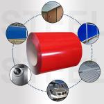 Prepainted Galvanized Steel Coil 0.4mm-0.5mm 28 Gauge for 2ft X Length Customer