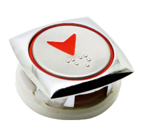 0.9mm Distance Hyundai Elevator Push Button Lift Parts Elevator Braille Button