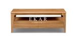 European Style Wooden Coffee Table Square With Drawers Living Room Furniture