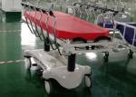 Hydraulic Luxurious Emergency Patient Trolley 4 Pcs 6 Inch Central Locking