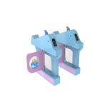 Kindergarten Waist High Turnstile Entry Systems SUS304 Optical Channel