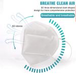 White Non Woven 5 Layers FFP2 Protection Mask