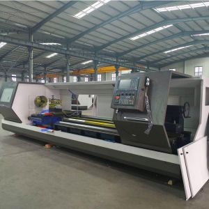 CK6150 Flat Bed CNC Lathe 500mm Swing 1500mm Workpiece
