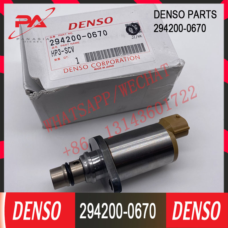 294200-0670 Genuine Original New Diesel Pump Fuel Injection Suction Control Valve 8-98181831-0 898181-8310