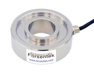 China Donut Load Cell 10kN 20kN Washer Type Force Sensor 50kN 100kN 200kN factory