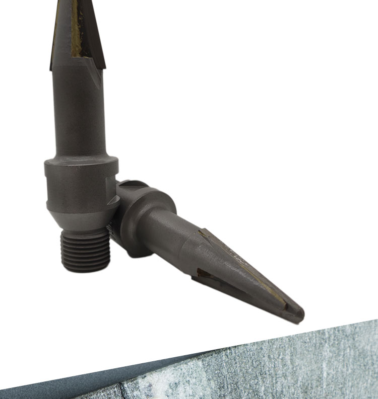 HIGH SPEED STEEL Conic Mill Bit 3mm Tip for CNC Engraving Machine on Granite Marble