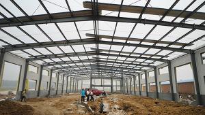 China Hot Dip Galvanized Prefabricated Building Prefab Warehouse Building Q355B factory