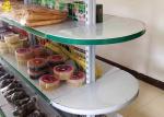 Convenience Store Wire Gondola Shelving 30KG Load Weight Four Layer