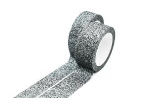 China 20mm Acrylic Adhesive Silver Glitter Washi Tape factory