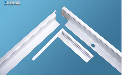 China Clear Anodized Aluminum Solar Panel Frame , Alloy Extruded Aluminum Framing factory